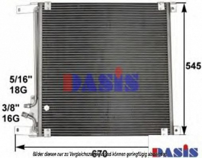 AKS DASIS 262240n -  Конденсатор, кондиционер